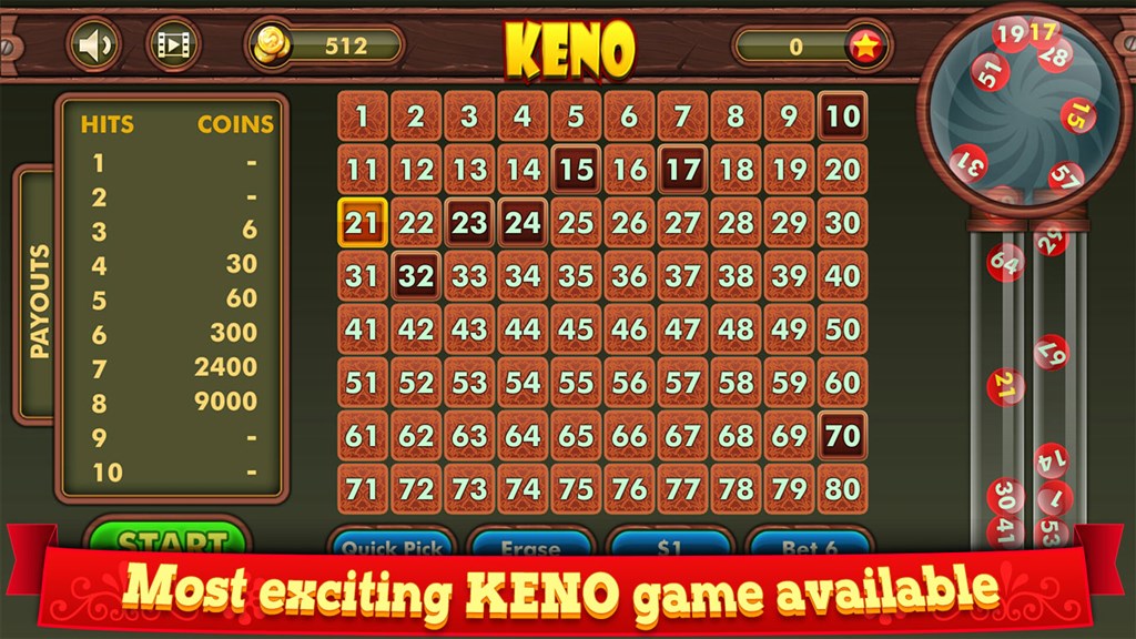 game keno 1